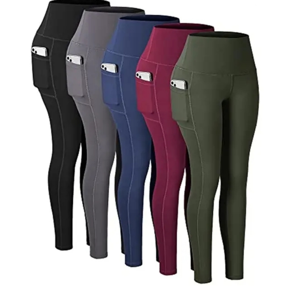 High waist sexy yoga pant spandex gym fitness women yoga leggings with pockets